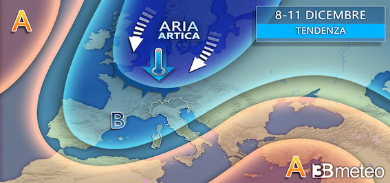 Nuovo Ciclone Sull Italia In Arrivo Pioggia E Neve A Quote Medio Basse