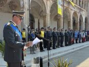 Cerimonia per l'anniversario della Guardia di Finanza