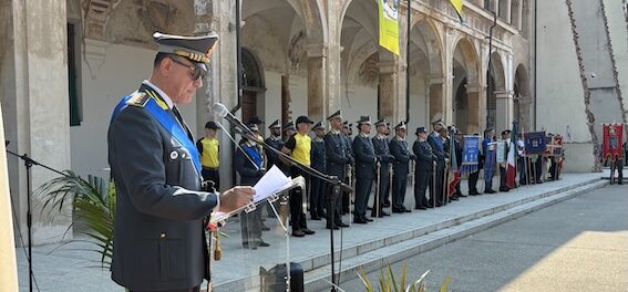 Cerimonia per l'anniversario della Guardia di Finanza