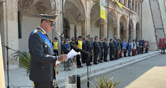 Cerimonia per l'anniversario della Guardia di Finanza